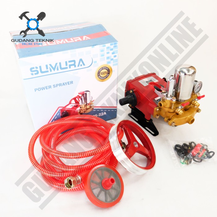 Pompa Steam Cuci Mobil Motor High Pressure PS22A SUMURA x MST22 MUSTANG / Jet Cleaner Power Sprayer Kepala Steam PS 22A SUMURA x MST 22 MUSTANG