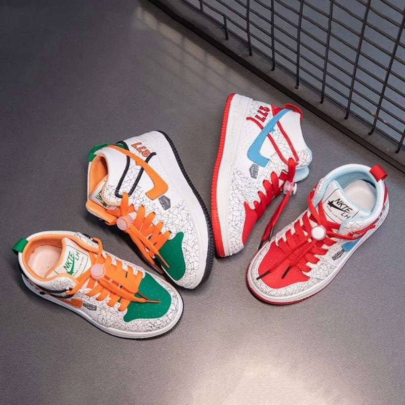 SH21138N GLORYKIDZ Sepatu Sneakers Anak Semi Boots Premium Anak Laki-laki dan Perempuan Import Ringan Sepatu Anak AIRJORDAN Usia 6-12 Tahun Size 33-37