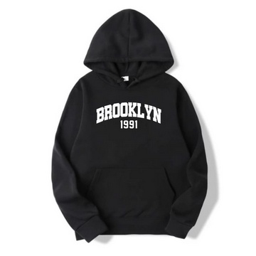 FLEECE SWEATER HOODIE JUMPER BROOKLYN 1991