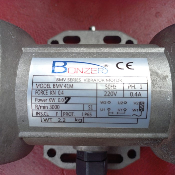 Terlaris Vibrating Motor 1 Phase Tipe Bmv 41 Merk Bonzer