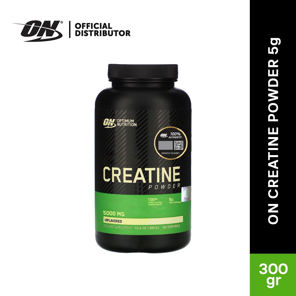 ON Optimum Nutrition Creatine Monohydrate 5000 mg Powder 300 gr - BPOM