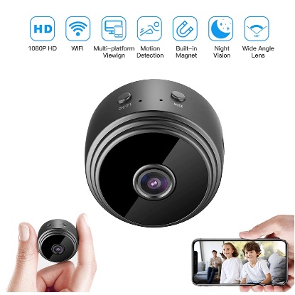 Wireless A9 Mini Pack Biru Camera Wifi HD 1080P Mini/ CCTV Wifi/ CCTV Mini Tersembunyi Tanpa Kabel/ Micro Kamera V380 Kecil Smart Ip Kamera 60 fps