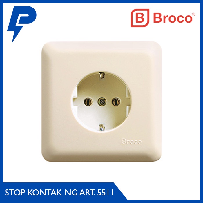 BROCO Stop Kontak Arde Inbow New Gee Urea 5511U