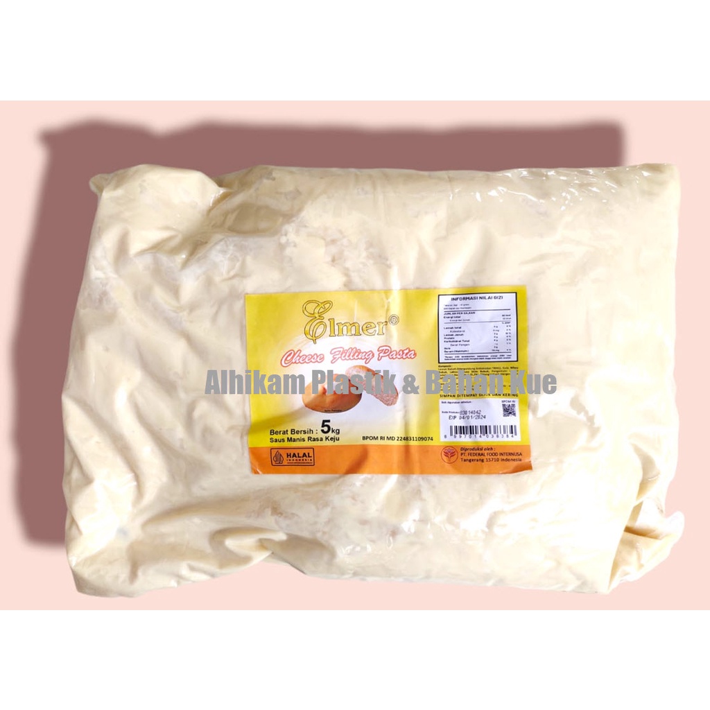 

Selai Keju Elmer / Filling Pasta Keju / Cheese Filling Elmer (Repack 250gr)