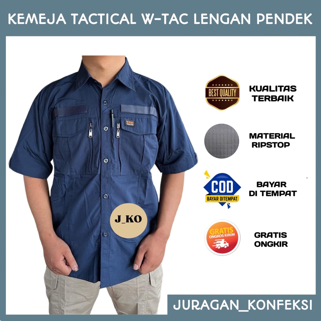 KEMEJA TACTICAL LAPANGAN W-TAC BIG SIZE - KEMEJA LAPANGAN - KEMEJA TACTICAL PDL OUTDOOR