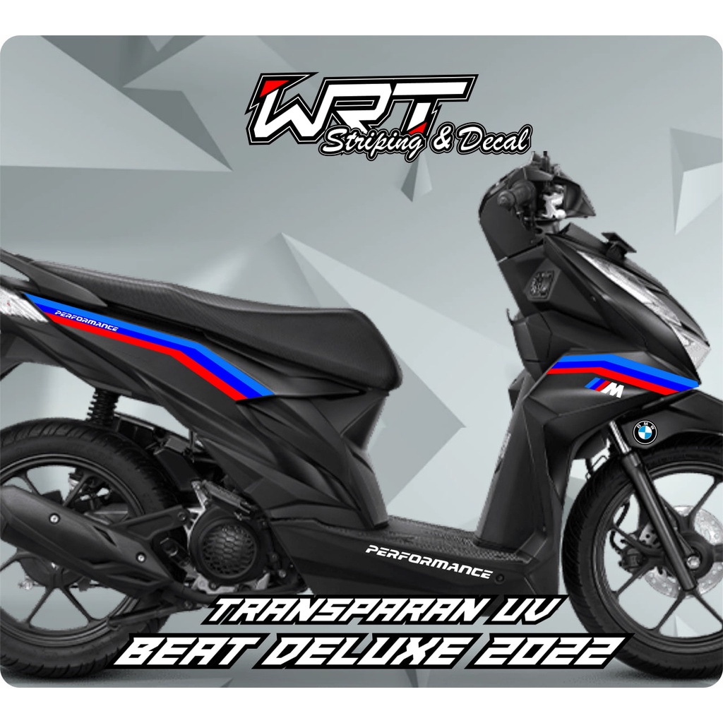 Striping Stiker Transparan Beat Deluxe 2022 BMW