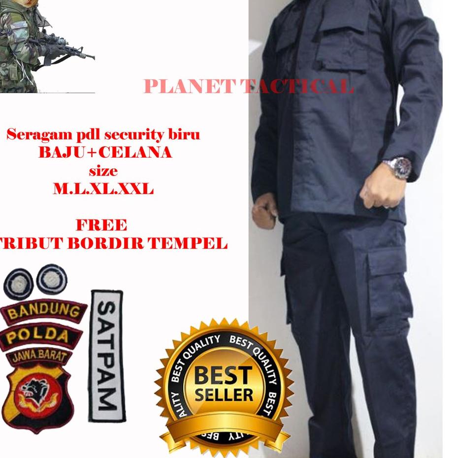 12.12 FLASH SALE SERAGAM STELAN PDL SECURITY BAJU PDL SATPAM  +FREE ATRIBUT GROSIR COD gas 