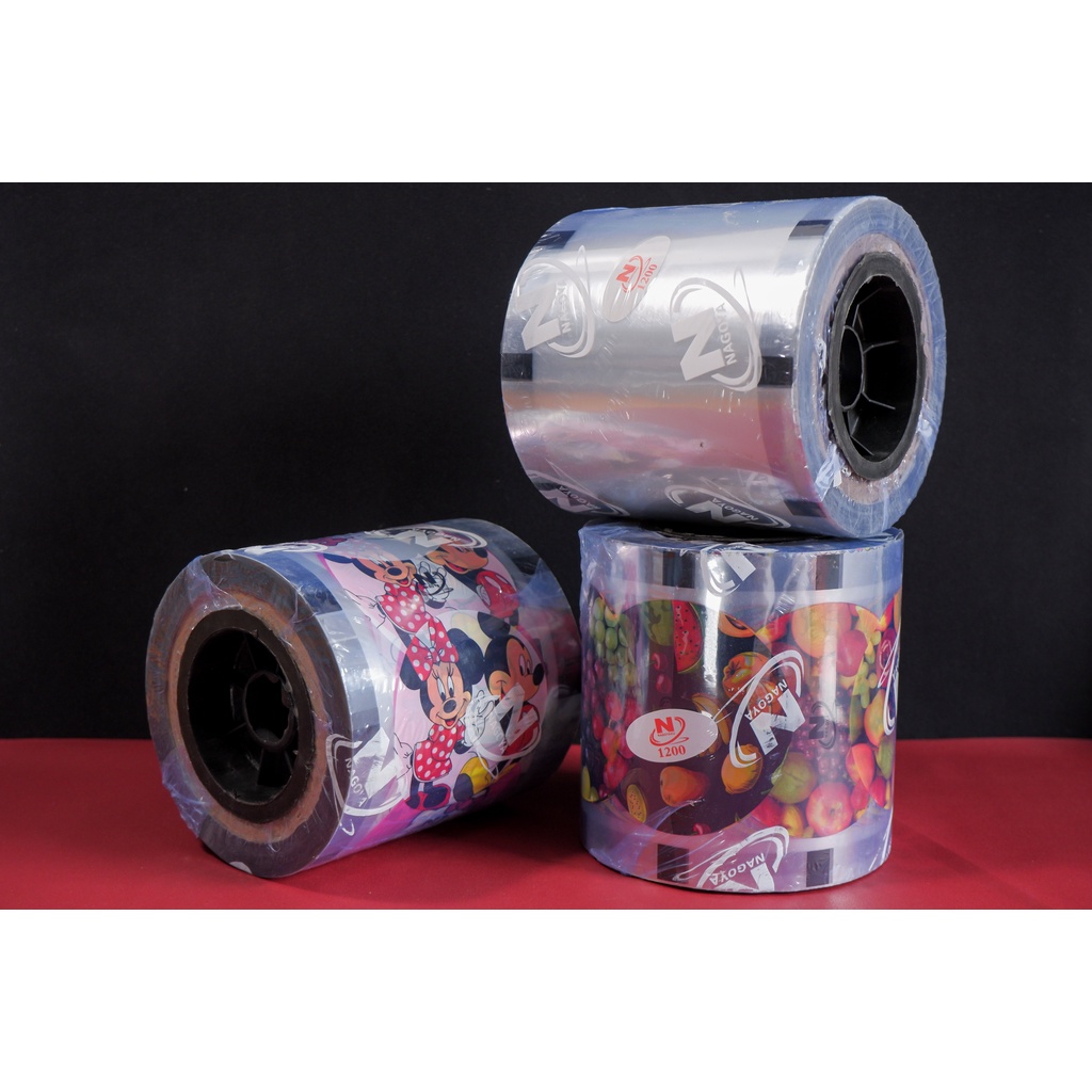 plastik sealer cup / plastik penutup gelas press