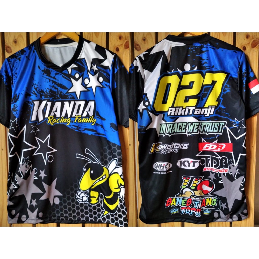 Kaos Jersey Racing Team, Jersey Balap Racing, Desain custom