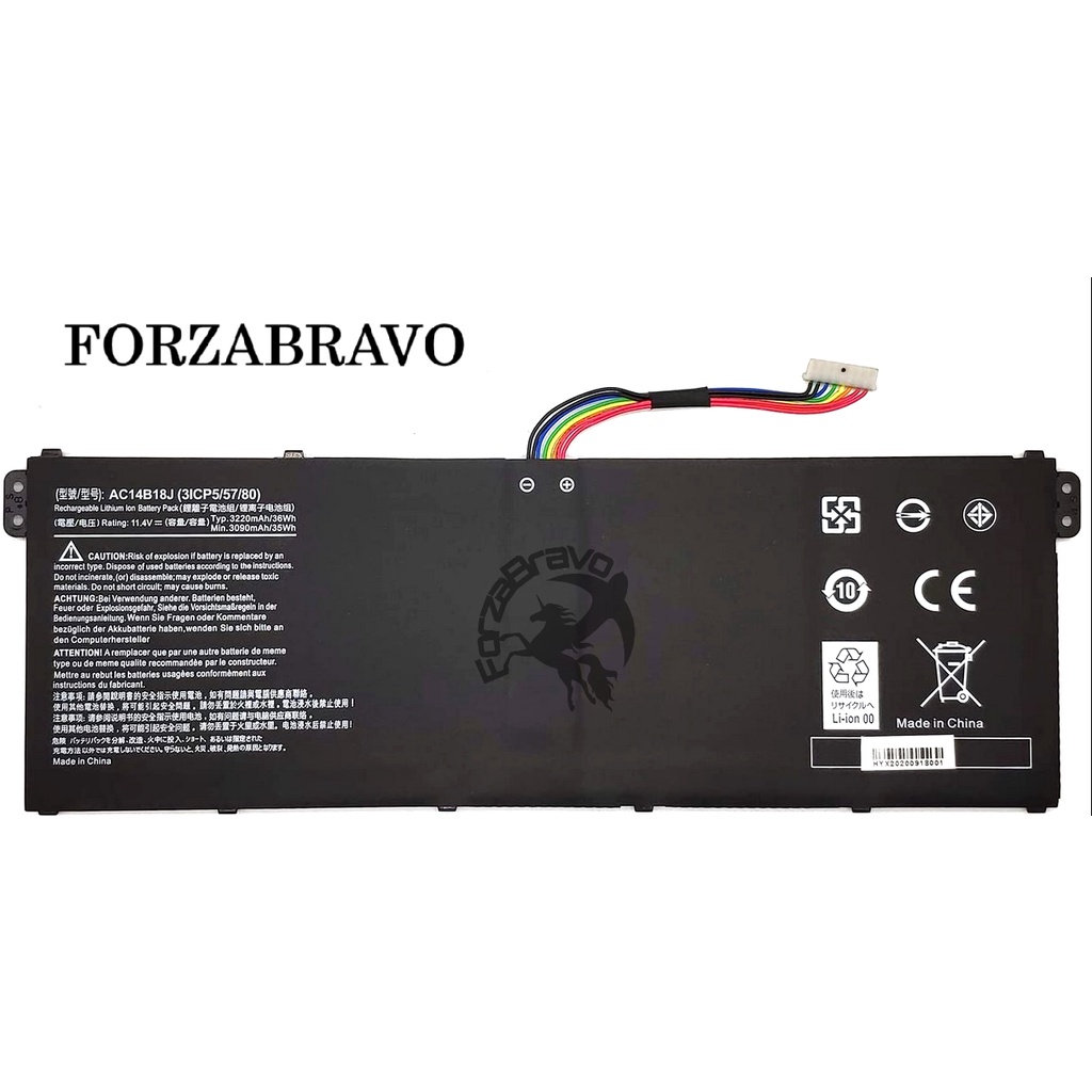 BATERAI BATTREY BATRE LAPTOP ACER ASPIRE 3 A315-41-R971 AC14B18J Original