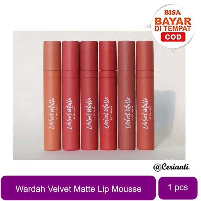 Wardah Colorfit Velvet Matte Lip Mouse - Nyaman dan lembap di Bibir_Cerianti