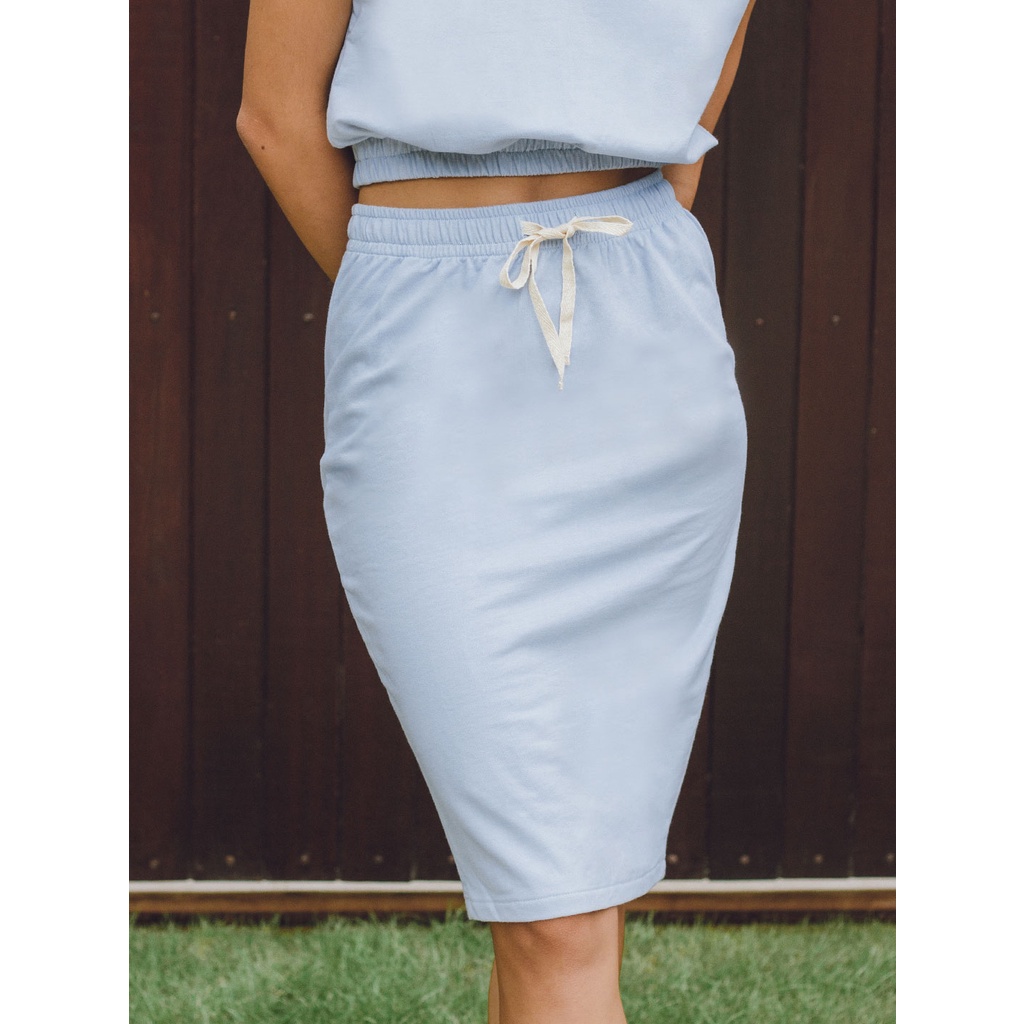 BLOOD + BONE - Elevate Skirt - Powder Blue