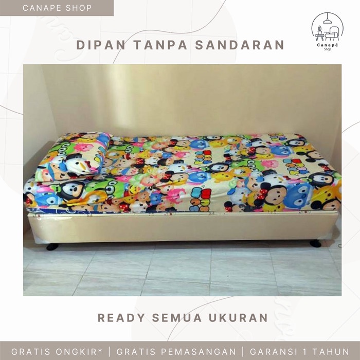Terlaris Termurah  Dipan Tempat Tidur Minimalis Tanpa Sandaran (90X200)