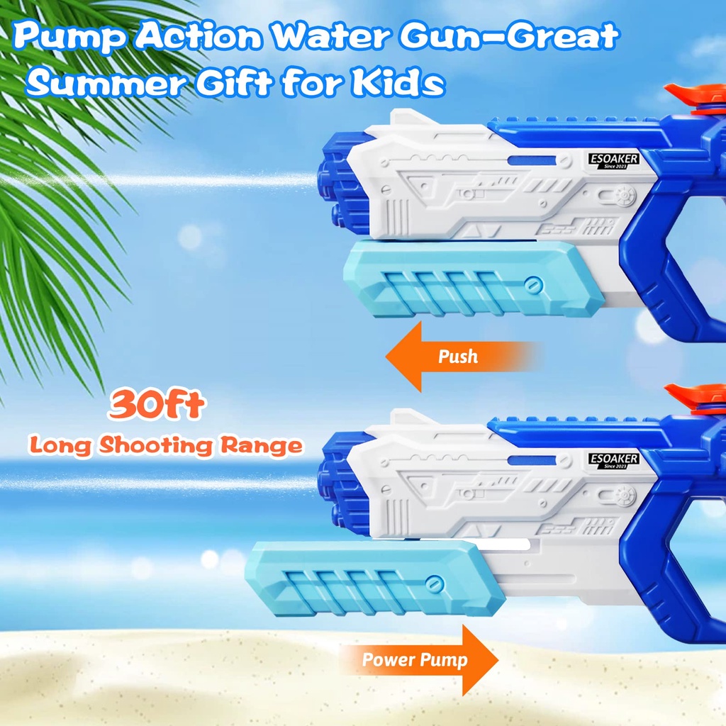 Pistol Air Mainan Jarak jauh Water Gun mainan anak laki laki cowok Kado ulang tahun anak cowok tembak Air Mainan