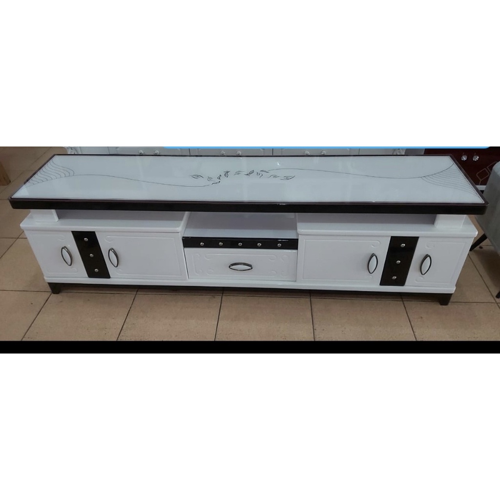 Meja tv import kaca tempered tebal