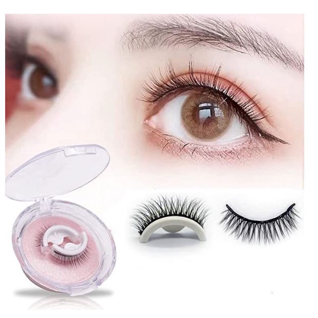 Bulu Mata Palsu Tanpa Lem Eyelashes Extension Natural 3D Ekstensi Berperekat