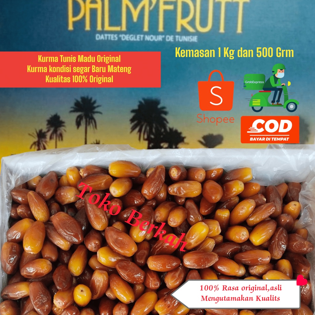 kurma Tunis madu Palm'fruit asli original 100%