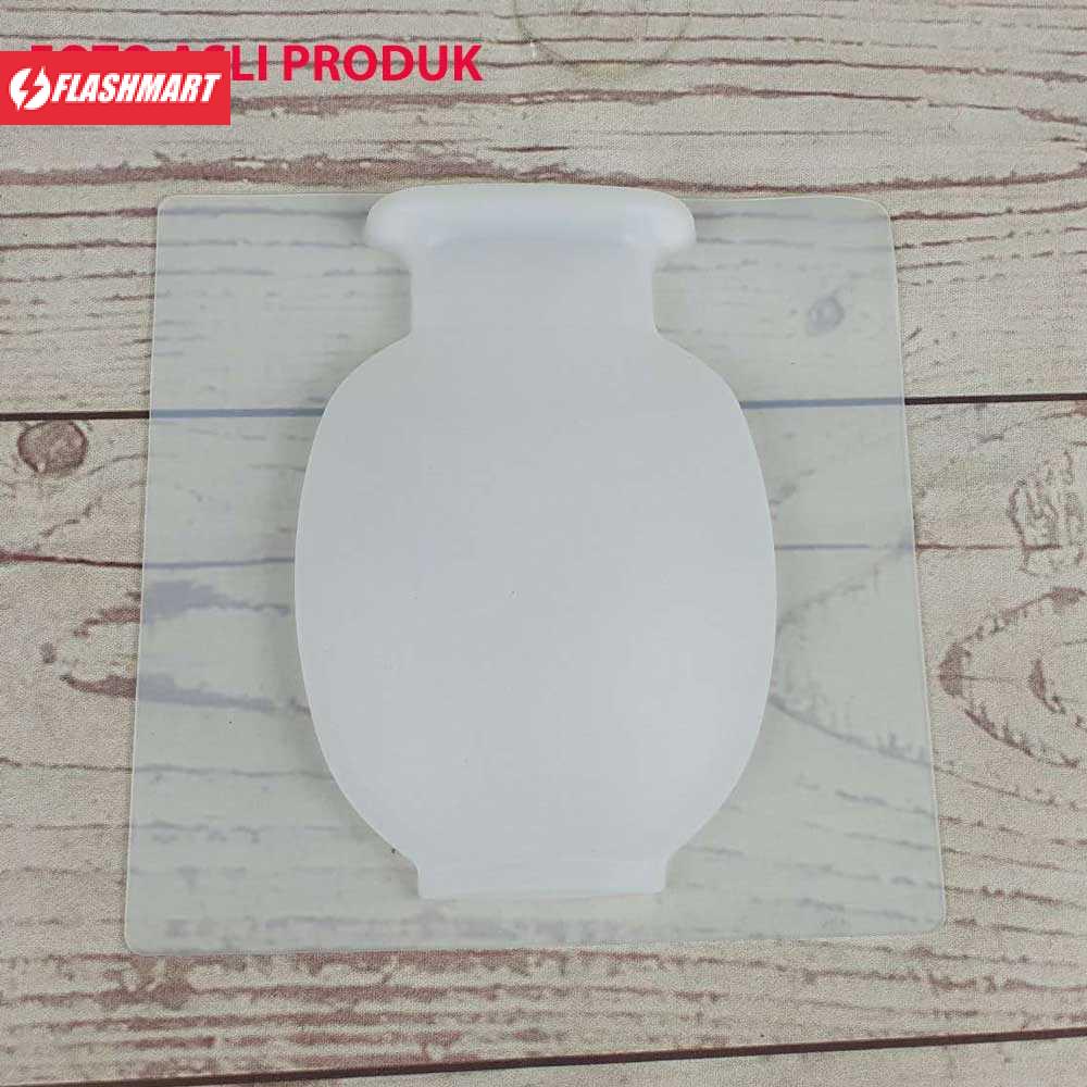 Flashmart Pot Tanaman Hias Tempel Dinding Silicone Sticky Vase - H232