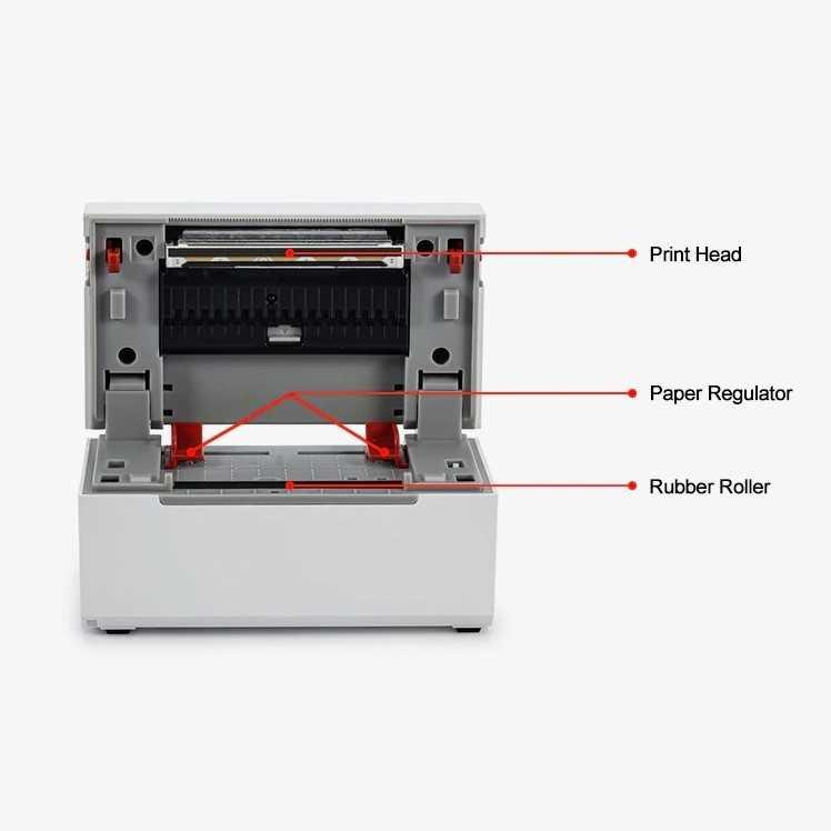 Printer Thermal Mini Stiker Label Thermal Printer POS USB 80mm - CC330 - White