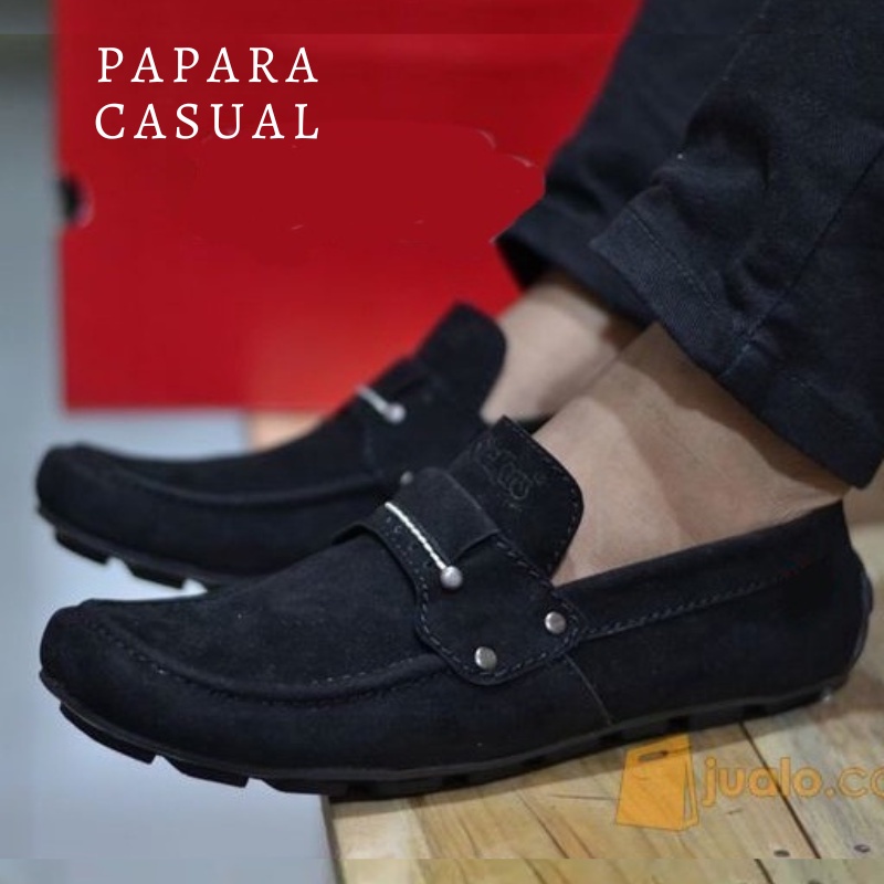 Cuci Gudang !! Sepatu Slip On Pria Kickers Papara Murah Sepatu Casual Murah Kuliah Kerja Berkualitas