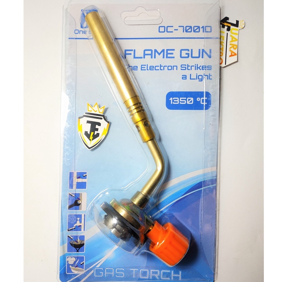 Bander Las Manual | Kepala GasBlow Torch OC-70010 1350° Celcius Flame Gun Manual Kuningan | Blender Las Manual