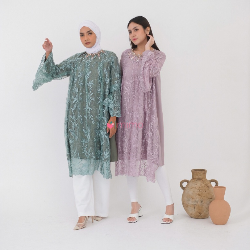 Brokat Simple Dress (Ramadhan/Lebaran Collection)