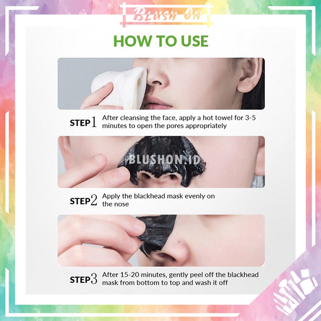 Blackhead Mask Remover Masker Penghilang Komedo Activated Carbon