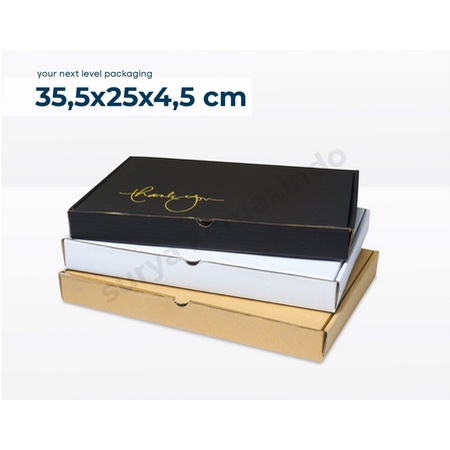 

35,5x25x4,5 cm LS (Baju) Kardus/Karton/Polos/Pizza/kaos/baju/hampers