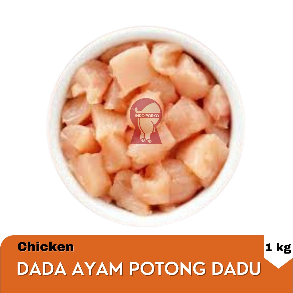 

Dada Ayam Chicken Potong Kotak/Dadu/Cube