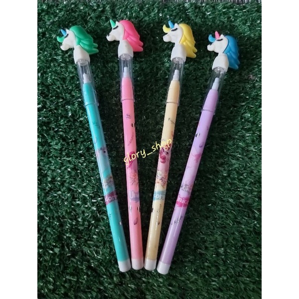 

Pensil lantu unicorn/pensil cabut pasang/pensil/alat tulis/pensil unicorn