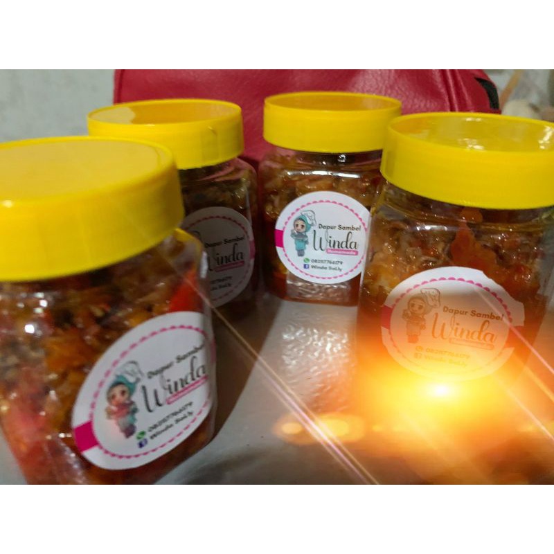 

sambal DAPUR WINDA, 210gram ayam sewir