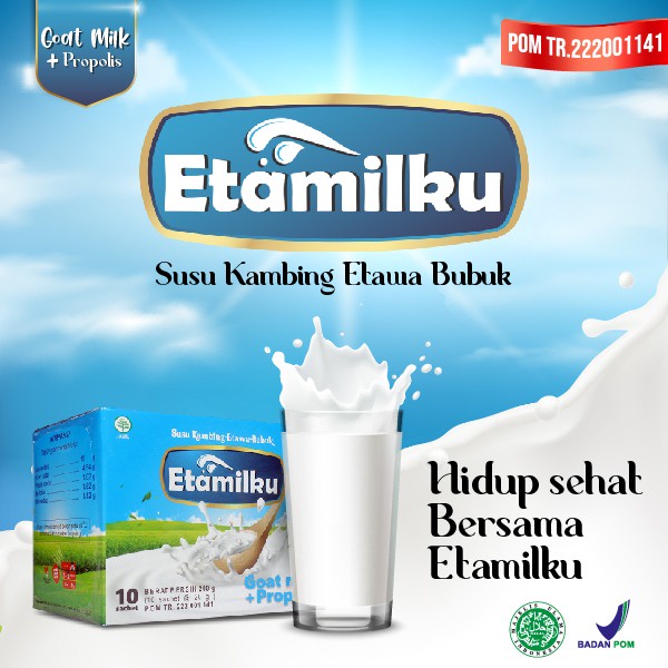 

Susu Kambing Etawa Bubuk Etamilku Full Cream Asli Original