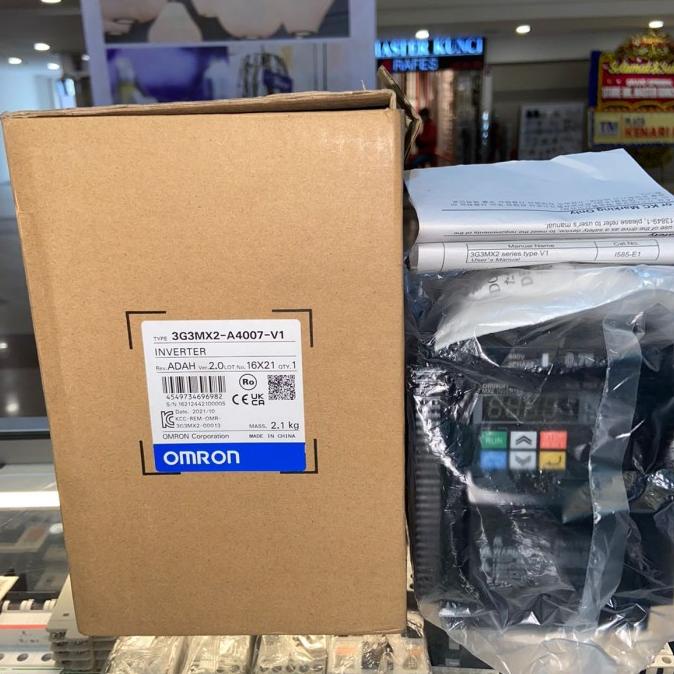 Inverter Omron 3G3Mx2-A4007-V1380V 3Ph 0,75Kw Omron Original Debezzz