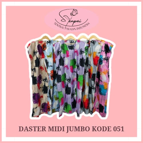 DASTER MIDI JUMBO | TANPA LENGAN KODE 051