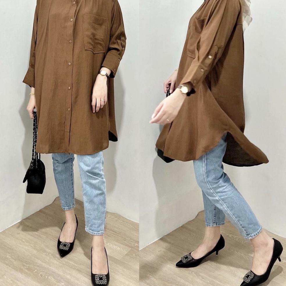 STOK TERBATAS LISA TOP / TUNIK BAJU ATASAN WANITA / KEMEJA OOTD