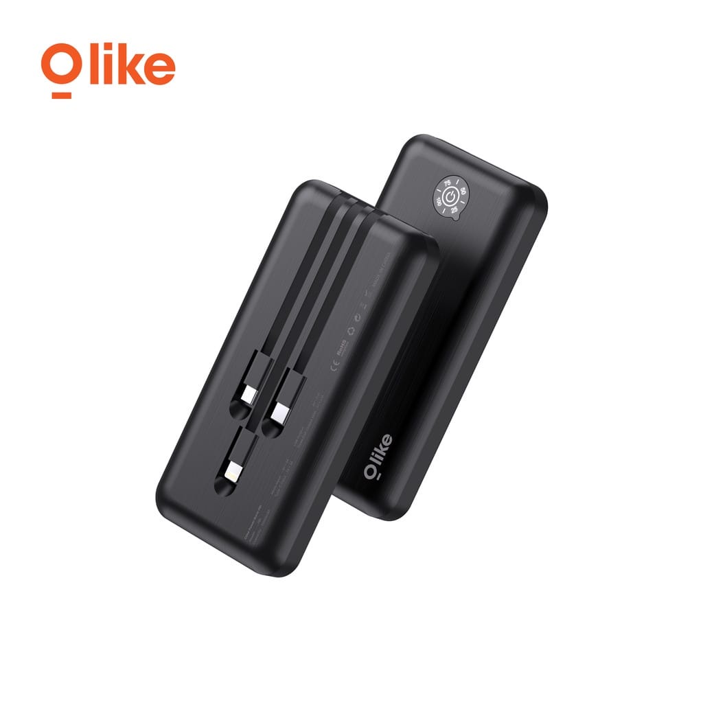 POWERBANK OSSAN 2 USB WPX VP20 10.000 MAh SLIM ORIGINAL / POWERBANK OLIKE 10000MAH