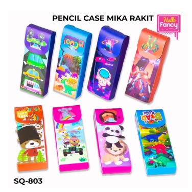 

Squeezy Kotak Pensil Rakit Mika SQ-803 | Pencil Case Fancy