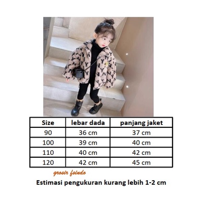 Jaket Anak/ Jaket bayi bulu halus/ Jaket Musim dingin anak JK30 Lyme