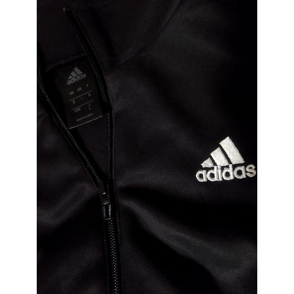 Jaket tracktop Adidas hitam putih original