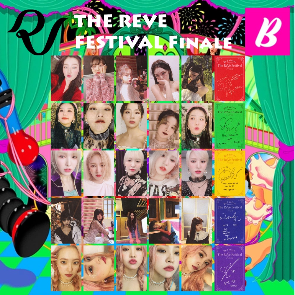 RED VELVET THE REVE FESTIVAL FINALE PSYCHO PHOTOCARD UNOFFICIAL