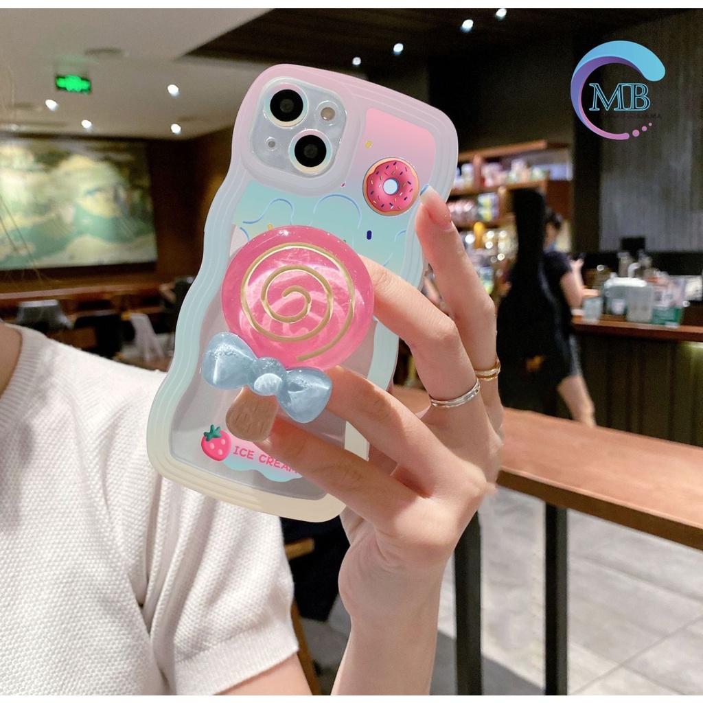 SS275 SOFTCASE ICE CREAM BUTTER WITH CANDY POPSOCKET FOR VIVO Y02 Y11 Y12 Y15 Y17 Y15S Y01 Y16 Y02S Y20 Y12S Y20I Y21 Y21S Y33S Y22 Y22S Y30 Y50 Y35 Y53 Y71 Y75 T1 Y55 Y81 Y81C Y91 Y93 Y95 Y91C Y1S V5 Y65 Y66 Y67 V20 V25 V25E T1 PRO S15E MB4543