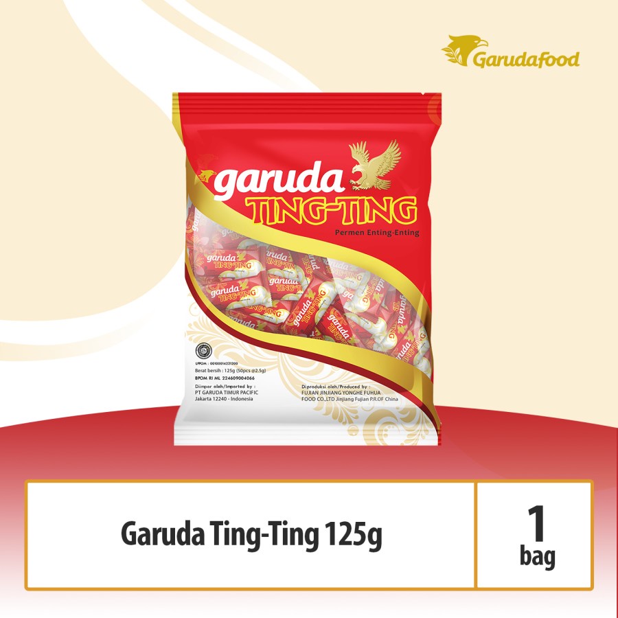 

Garuda Ting-Ting - Permen / Biskuit 1 BAG ISI 50 PCS