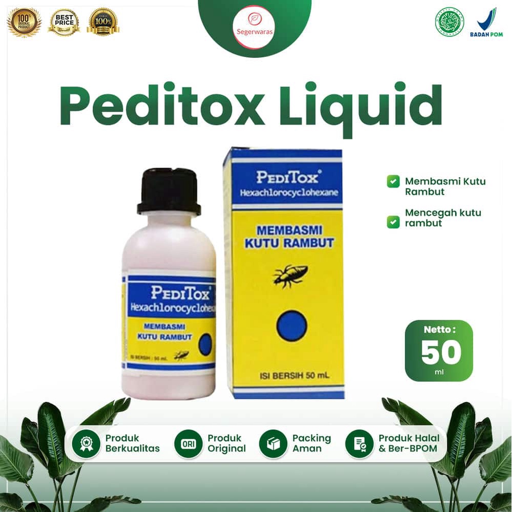 Obat Kutu Rambut Peditox Ampuh Membasmi Kutu Menghilangkan Telur Kutu