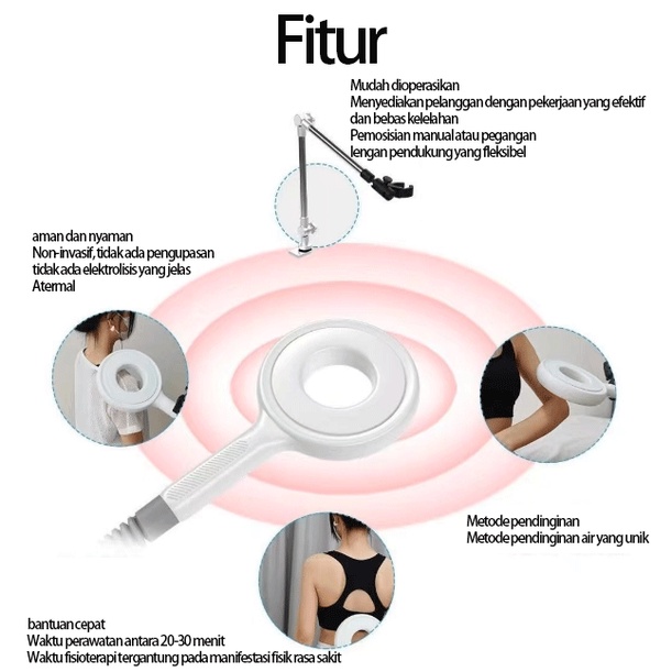 Desktop gaya magnet cincin magnetik plastik tipis instrumen rehabilitasi lengan mekanik alat fisioterapi penambah otot penambah otot kecantikan