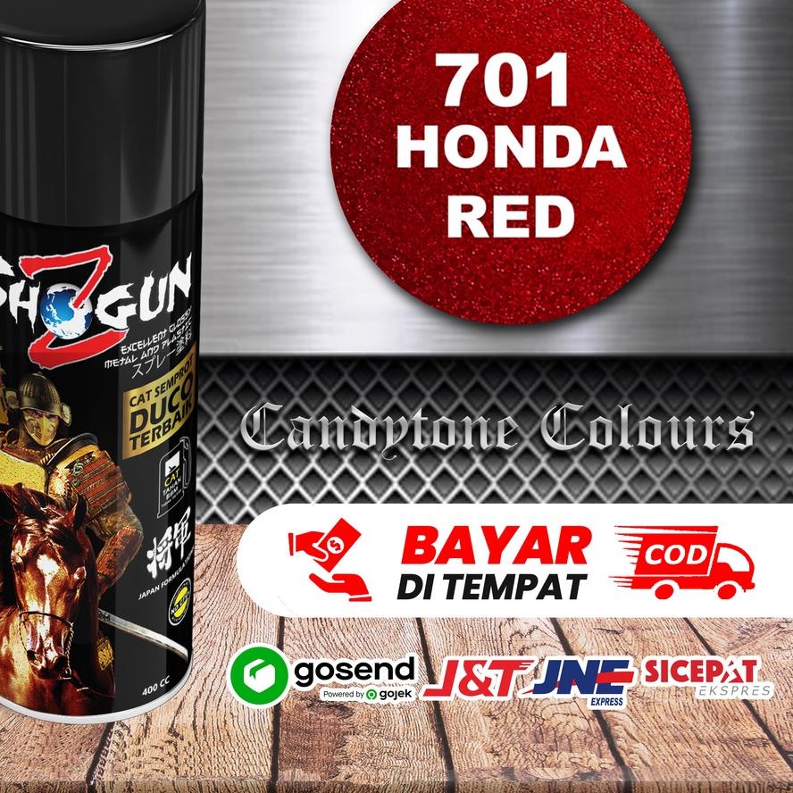 Terlaris Shogun Z Honda Red 701 - Cat Semprot Motor Velg Warna Merah Candy Tone Transparan grosir
