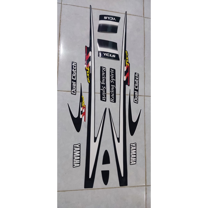 STRIPING STIKER LIS BODY FIZ R FIZR F1ZR SS TWO MALAYSIA HITAM