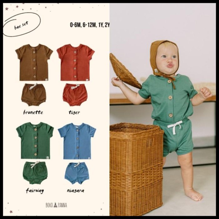 Terlaris Bohopanna Bae Set - Setelan Baju Anak - Setelan Bayi Best