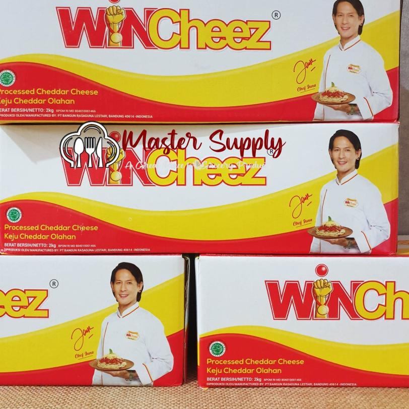 

◊ KEJU WINCHEEZ 2 KG / KEJU CHEDDAR / CHEDDAR CHEESE BLOCK WINCHEEZ ○