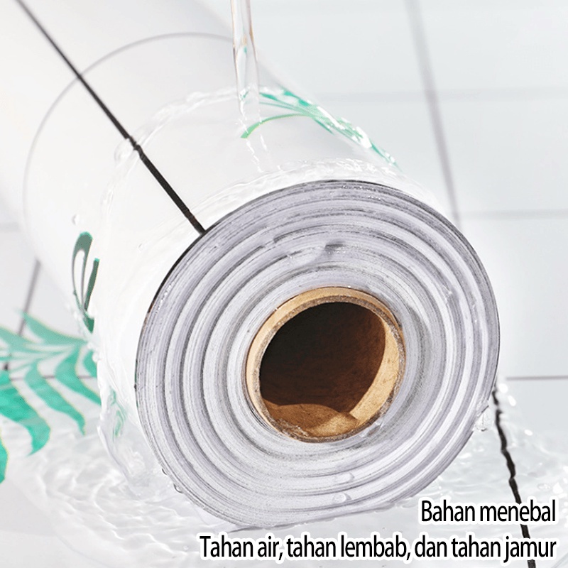 【Ibu Kanguru】Bisa COD Wallpaper Sticker Dapur Anti Air Stiker Dapur Anti Minyak Anti Api Wallpaper 3m/5m Beberapa Pola Pola Kartun Wallpaper Dinding Dapur Stiker Dingding Rapur Anti Minyak Anti Panas