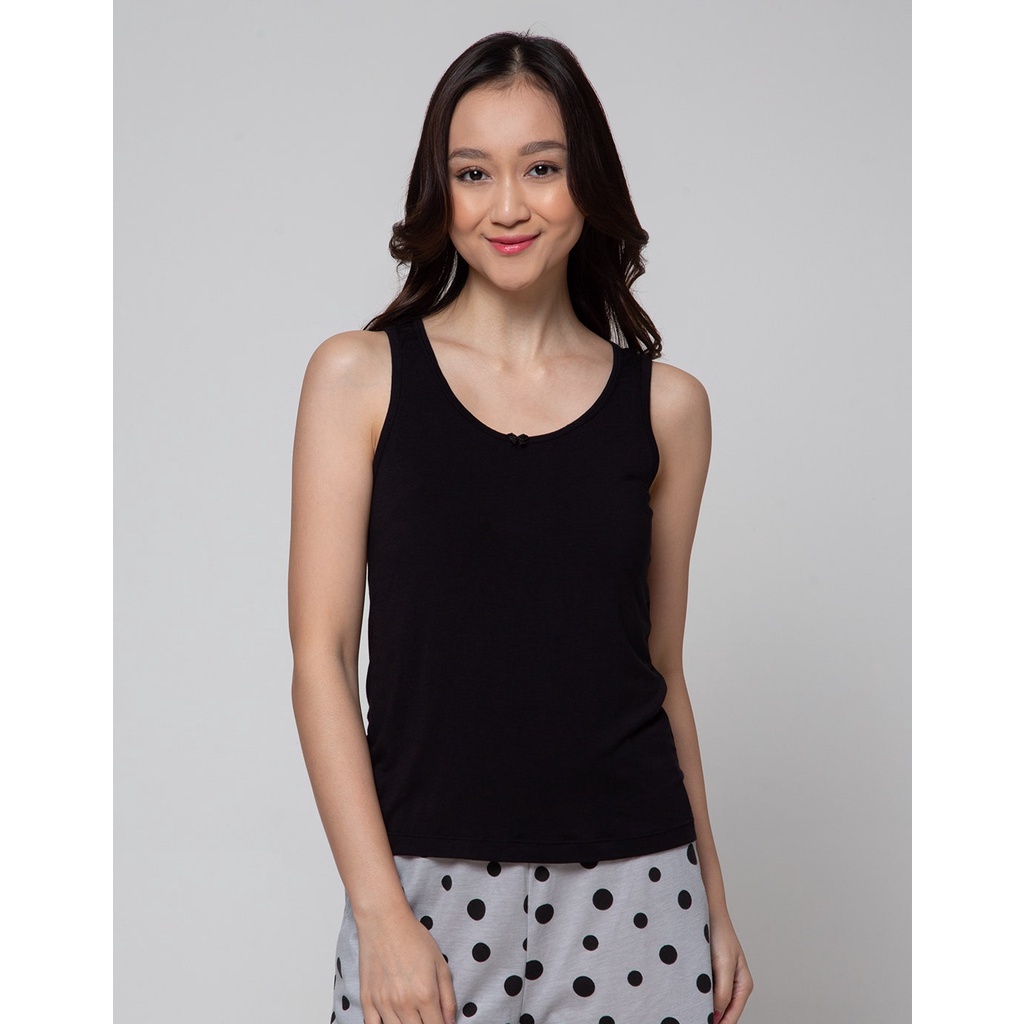 Tulip Scoop Neck Camisol Tank Top Wanita 117741188